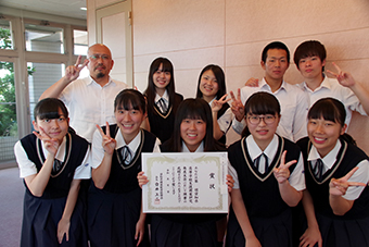 愛知県生徒商研発表の写真2