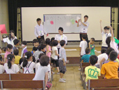 7月の大田小学校との交流の様子写真2