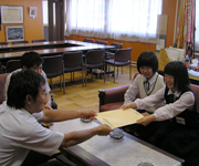 横須賀中学校訪問の画像